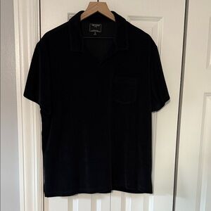 Todd Snyder Black Casual Polo Shirt
